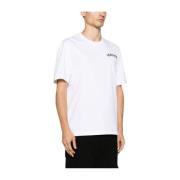 Witte T-shirts Polos voor Heren Versace , White , Heren
