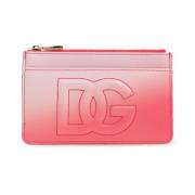 Leren portemonnee Dolce & Gabbana , Pink , Dames