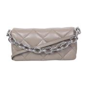 Diamantgestikte Crossbody-tas Stand Studio , Beige , Dames