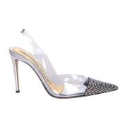 Transparante pumps met kristallen versiering Alexandre Vauthier , Gray...