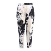 Witte Broek met Knoop- en Ritssluiting Alexander McQueen , White , Dam...