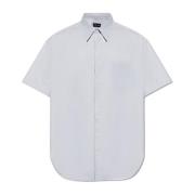 Shirt met korte mouwen Giorgio Armani , Gray , Heren