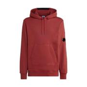 Diagonal Raised Fleece Hoodie (Ketchup - Rood) C.p. Company , Red , He...