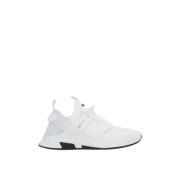 Lage Sneakers in Wit met Suede Details Tom Ford , White , Heren