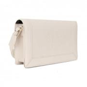 Beige Dames Handtas met Afneembare Schouderband en Klep Armani Exchang...