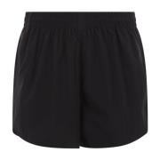 Zwarte Jogging Shorts met Puff Logo Print Alexander Wang , Black , Dam...