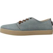 Canvas Veterschoenen voor Mannen Pompeii , Blue , Heren