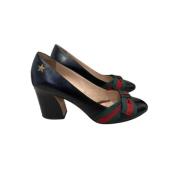 Pre-owned Leather heels Gucci Vintage , Black , Dames