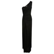 Zwarte jurken voor vrouwen Saint Laurent , Black , Dames