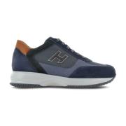 Blauwe Interactive H Sneakers Hogan , Blue , Heren