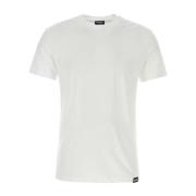 Wit katoenen T-shirt set Dsquared2 , White , Heren