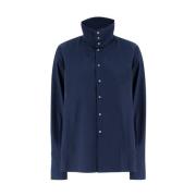 Elegante Blu Notte Blouse Fabiana Filippi , Blue , Dames