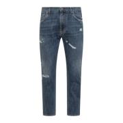 Slim-fit Jeans Dolce & Gabbana , Blue , Heren