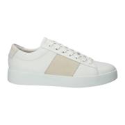 Wit Beige Sneaker Laag Blackstone , White , Heren