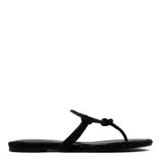 Zwarte Miller Sandalen met Pavé Detail Tory Burch , Black , Dames