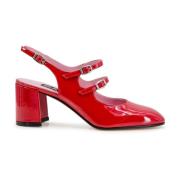 Rode lakleren platte schoenen Carel , Red , Dames
