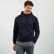 Donkerblauwe hoodie met flockdetails Eden Park , Blue , Heren