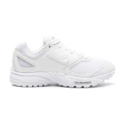 Witte Leren Sneakers met Handtekening Swoosh Logo Homme Plus , White ,...