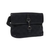 Pre-owned Canvas gucci-bags Gucci Vintage , Black , Dames