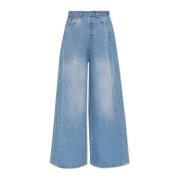 Jeans met wijde pijpen Vetements , Blue , Dames