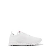 Gebreide Stof Sneakers voor Vrouwen Kiton , White , Dames