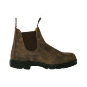 Vintage Bruin Leren Chelsea Laarzen Blundstone , Brown , Dames