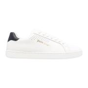 Leren Logo Sneakers Palm Angels , White , Dames