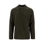 Groene Polo met Regular Fit en Stof Emporio Armani , Green , Heren