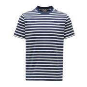 Emilien Gestreept T-shirt A.p.c. , Blue , Heren