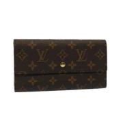 Pre-owned Canvas wallets Louis Vuitton Vintage , Brown , Dames