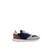 Stijlvolle Sneakers met Leren Details Hoff , Blue , Heren