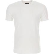 Witte T-shirts en Polos voor Heren Emporio Armani , White , Heren