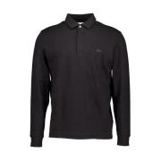 Zwarte Polo Shirt Lacoste , Black , Heren