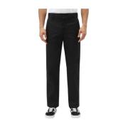 Straight Trousers Dickies , Black , Heren