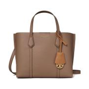 Clam Shell Triple-Compartment Tas Tory Burch , Brown , Dames