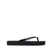 Perfecte Zwarte Kira Flip Flop Tory Burch , Black , Dames