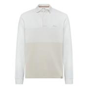 Katoenen poloshirt van Milano Boggi Milano , Beige , Heren