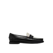 Klassieke met de hand genaaide leren loafers Sebago , Black , Dames