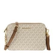 Ginny - Medium Logo Crossbody Tas Michael Kors , Beige , Dames