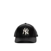 New York Yankees Geborduurde Baseballpet New Era , Black , Unisex