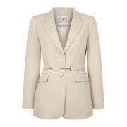 Blazer Amilla Belt Bleached Sand Aaiko , Beige , Dames