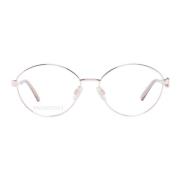 Roze Metalen Ovale Dames Optische Brillen Swarovski , Pink , Dames