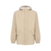 Essential Aesthetics Korte Fishtail Parka Jas Rains , Beige , Heren