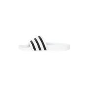 Witte rubberen slippers met gekleurde strepen Adidas Originals , White...