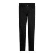 Zwarte Skinny Fit Jeans met Lage Taille Celine , Black , Dames