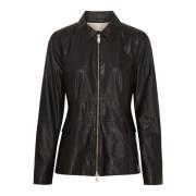 Soft Leren Jas Skind - Stoere Bikerjas met Lange Mouwen en Zakken Btfc...