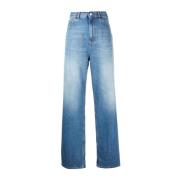 Blauwe Archive Patch Jeans voor Vrouwen Valentino , Blue , Dames