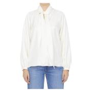 Zijden Albenga Shirt - Wit Max Mara , White , Dames