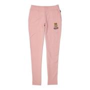 Roze Logo Sweatpants voor Dames Moschino , Pink , Dames