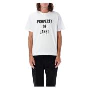 Janet Tee - Wit T-shirt voor heren Bode , White , Heren